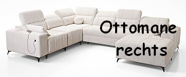 Eckcouch Dafne 8 mit Ottomane rechts Eckcouch Dafne 8 mit Ottomane rechts