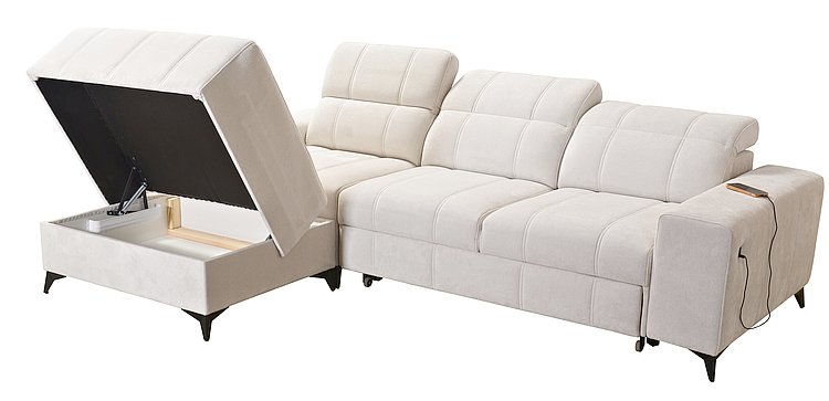 Eck Schlafsoffa Dafne 1 - Bettkasten