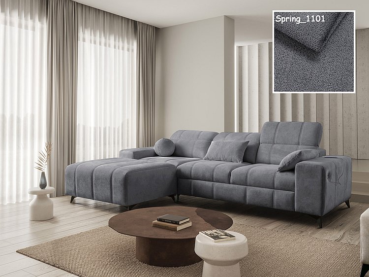 Wohnlandschaft Dafne 1 grau