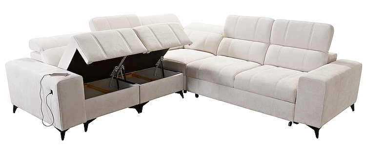 Eck Schlafsoffa Dafne 3 - Bettkasten