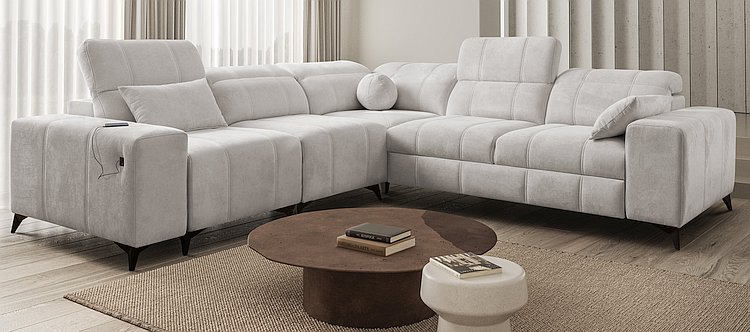 Wohnlandschaft Dafne 3 hell