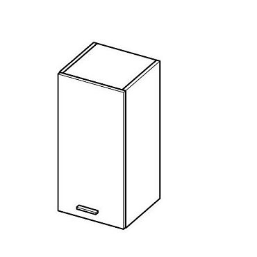 Oberschrank mit einer Tür