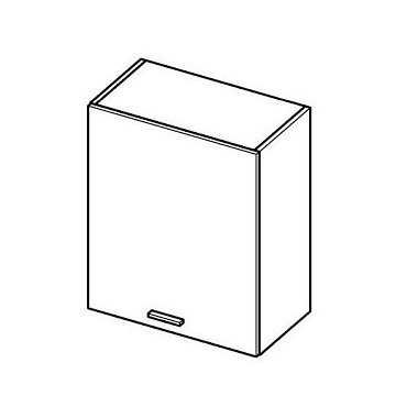 Oberschrank mit einer Tür 60 cm