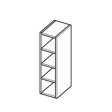 Offener Hängeschrank