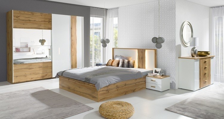 Schlafzimmer komplett set Wood