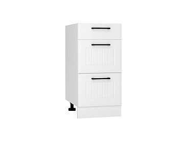 Unterschrank 40 cm, drei Schubladen