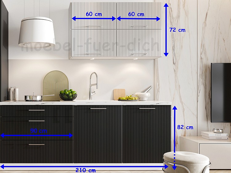 Küche Kate 270 cm Abmessumgen